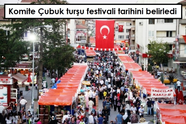 Komite Çubuk turşu festivali tarihini belirledi